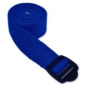 Yoga Strap Belt Cinch Buckle 8ft Blue